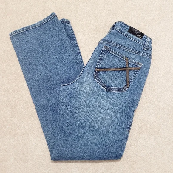 Jag Jeans Women’s Size 4P Bootcut Stretch Blue Denim Jeans Mid Rise - Picture 4 of 12